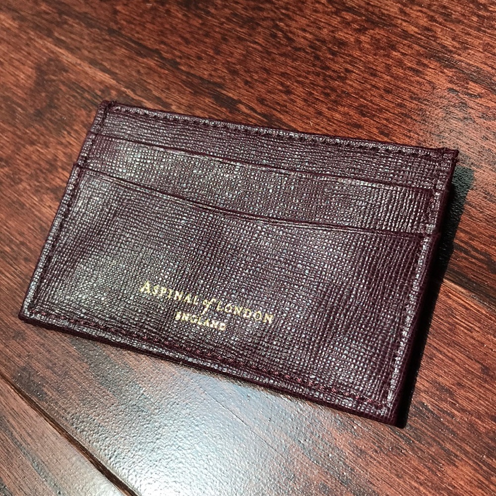 Aspinal of London slim credit card holder